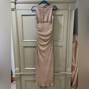 Gold gown, new without tags, size 6